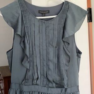 BANANA REPUBLIC DARK GREY DRESS SIZE 12 NWT